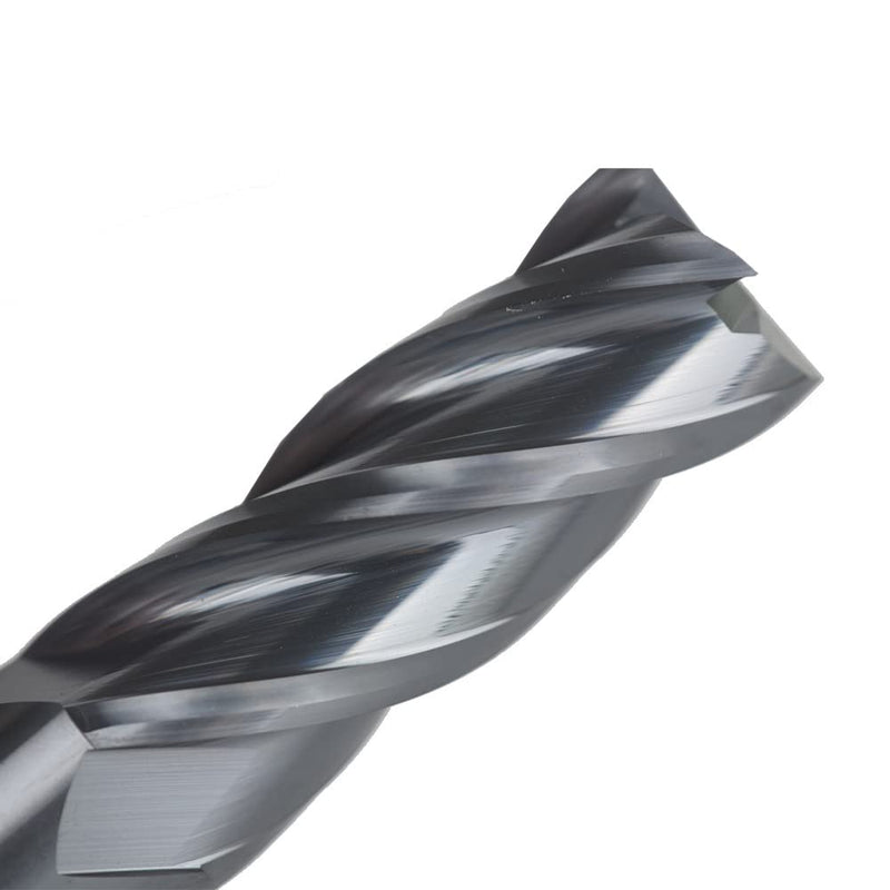 Carbide Square End Mill for Alloy Steels/Hardened Steels, 1/16" End Mill Bits, 4 Flute HRC 55 Deg AlTiN Coating, CNC Router Bits (4 Pcs) 1/16" (4 Pcs)