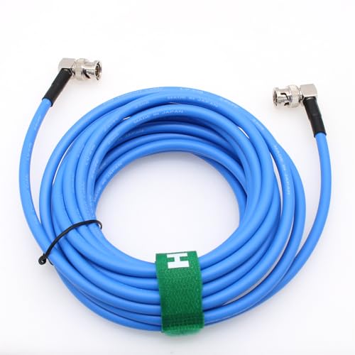 12G 4K Raw SDI Coaxial Video Cable BNC to BNC Canare LV-61S 75 ohm for Sony ARRI Camera Monitor Flexible Shielded 1.5M Blue