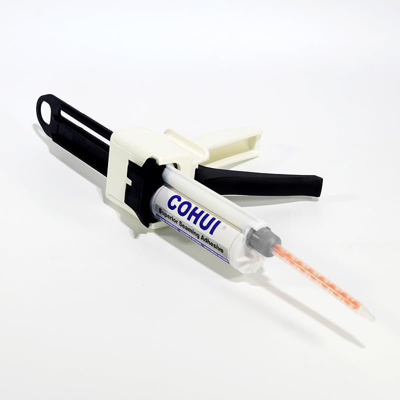 COHUI 10:1 adhesive dispenser gun for 50mL and 75mL two-part AB glue cartridges