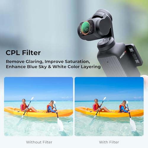 K&F CONCEPT Magnetic CPL+ND4+ND8 Filters Set CPL & ND4 & ND8