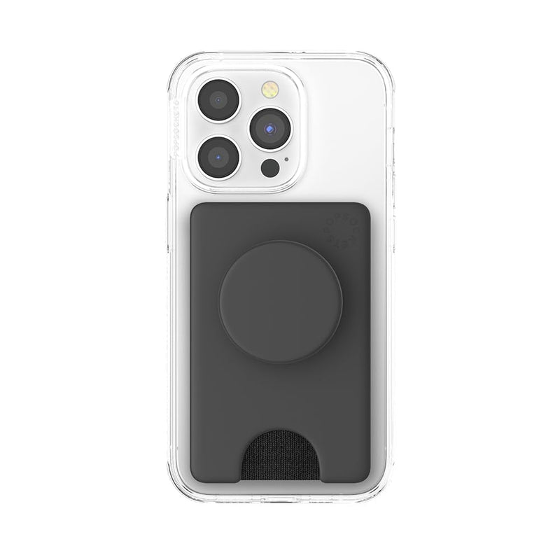 [Australia - AusPower] - PopSockets Phone Wallet, Phone Card Holder, No Grip Wallet - Black Adhesive 