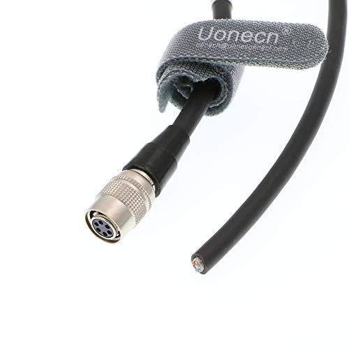 Uonecn Industrial Camera Power Trigger IO Signal Cable Hirose 6 Pin Female Plug to Open for Basler AVT GIGE Sony CCD Industrial Camera