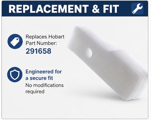 Cutlery Mania wood filler block 5-pack for Hobart 5700, 5701, 5801, 6614, and 6801 models