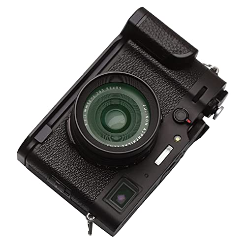 Haoge UV Filter & Lens Hood and Thumb Up Kit for Fujifilm Fuji X100V Camera Black kit