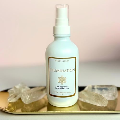Illumination Scented Room Spray Phthalate-free 4 oz | Sacred Palo Santo, Sandalwood & Cedar | First Rays of Morning Light | Spiritual Home Fragrance Illumination
