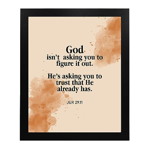 God Isn't Asking You to Figure It Out Art, 8x10 Unframed Print