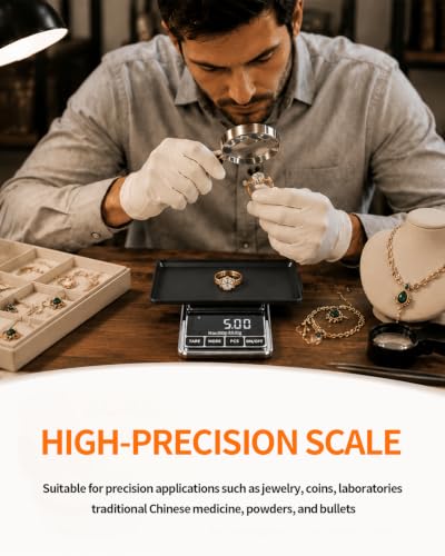 MEIYA jewelry scale, gold scale and gram scale with 500g capacity and 0.01g high precision display