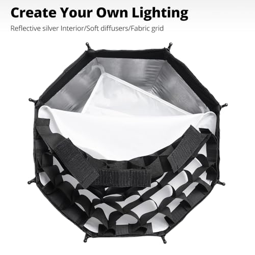 AMBITFUL Softbox 18''/45cm Bowens Mount Parabolic Softbox Quick Release 18inch