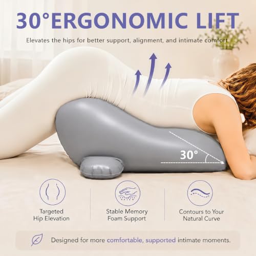 Inflatable Wedge Pillow for Adults, Support for Reading & Lounging (1) 1