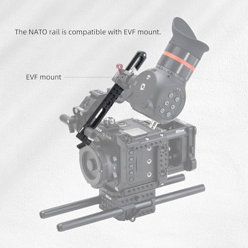 Nitze NATO Rail with 15mm Rod Clamp (7"/178 mm) - N49-NC7