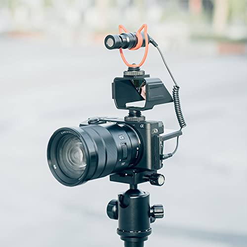 Camera Vlog Selfie Flip Screen, Easy Hood Cold Shoe Mic Light Mount Adapter