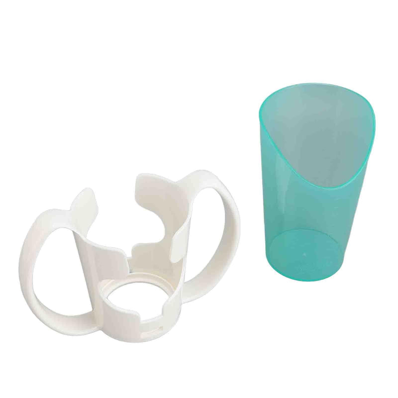 Elprico Elderly Care Cup, Nosy Cup for Adults, Spill Free Cups for Adults, Hospital Drinking Cup, Versatile Drinking Cup for Patient Care with