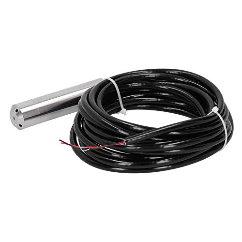 [Australia - AusPower] - Liquid Level Transmitter 5m Cable Water Level Sensor Detector Pressure Transmitter for Water Gas Oil 1232VDC 420mA(0-2m) 