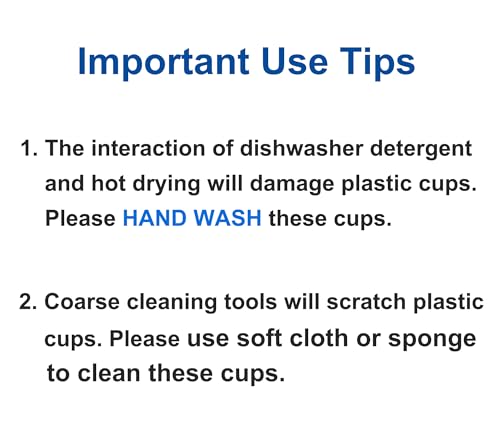 8 Oz Unbreakable Tritan Drinking Glasses Shatterproof Acrylic Glasses Drinkware BPA Free Hard Plastic Cups Reusable Kitchen Water Glasses Drinking Set of 6 (Blue) Blue