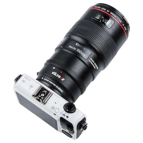 VILTROX EF-EOS M AF Lens Mount Adapter, EF EF-S Lens to Canon M Mount Camera EF-M AF Mount Adapter