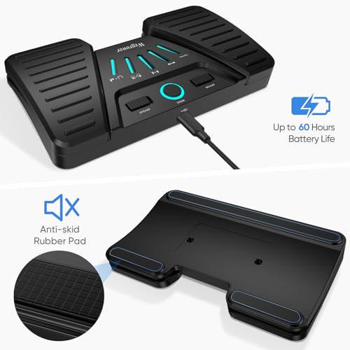 Wegrower Wireless Page Turner Pedal for Musical Instruments