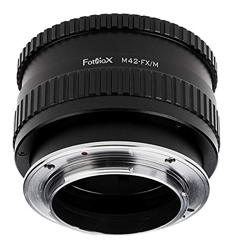 Fotodiox M42-FXRF-P-Macro-v2 Pro Lens Mount Adapter - M42 Screw Mount SLR Lens to Fujifilm X-Series Mirrorless Camera Body M42 V2 Macro