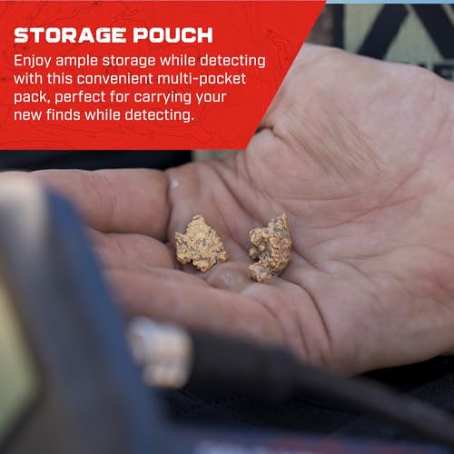 MINELAB Multi Pocket Finds Pouch with Secure Straps and Hard Shell for Tool Pouches