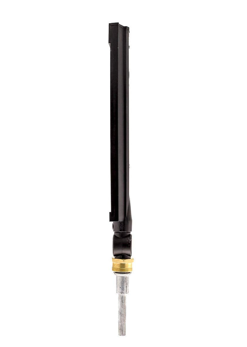 [Australia - AusPower] - WGTC Thermometer AS5H918 Blue Spirit Filled Industrial Thermometer with ABS Case, 3-1/2" Adjustable Angle Stem, 9" Scale, 0/160° F Temperature Range 0-160 Deg F Without Thermowell 