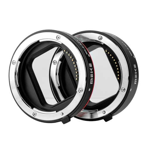 Meike MK-Z-AF1 11mm 18mm Full Frame Macro Metal AF Auto Focus Extension Tube Adapter Ring Kit Compatible with Nikon Z Series Cameras Z5 Z6 Z7 Z50 Z6II Z7II Z30 Zfc Z8