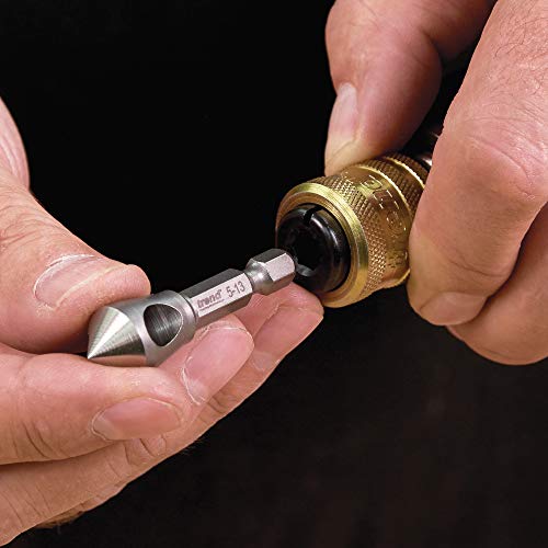 Trend De-Burring Tool for Countersinks, 5mm-13mm, Quick Release Compatible