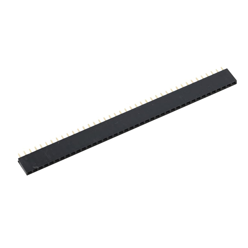 2.54 mm Breakaway Board 40-Pin Female Header Pin Headers 40 Pin Single Row Straight Pin Hole Grid Board for Arduino Shield (Pack of 20) 20 x female pins