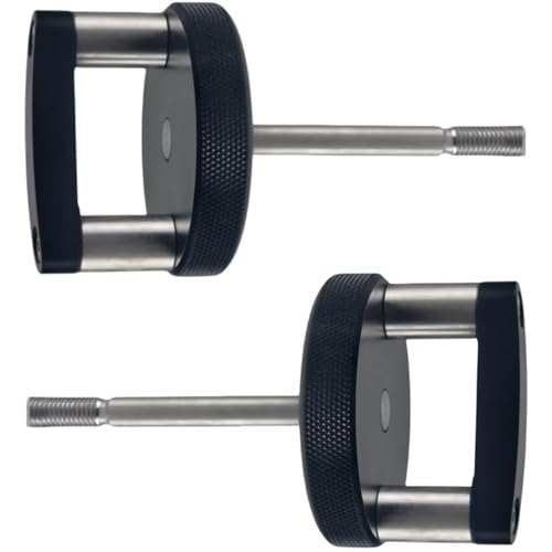 Quick Removal Thumb Screw with D Ring - Aluminum Black Hard Top Mounting Knob Fit for 2007-2018 Jeep Wrangler JK