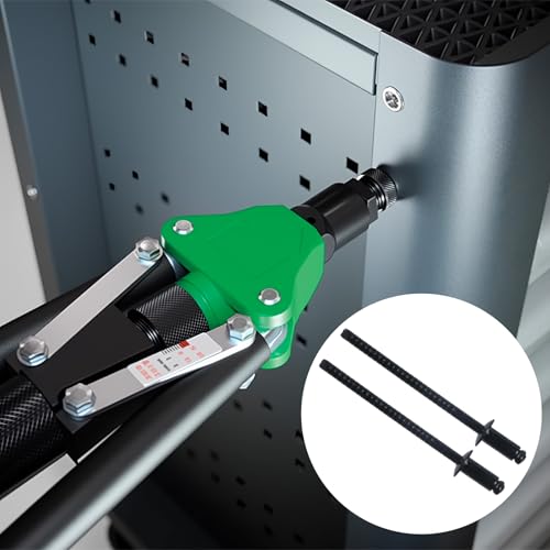 Antrader black stainless steel blind pop rivets, 1/8 x 1/4 inch, 100-piece pack for DIY and automotive repairs