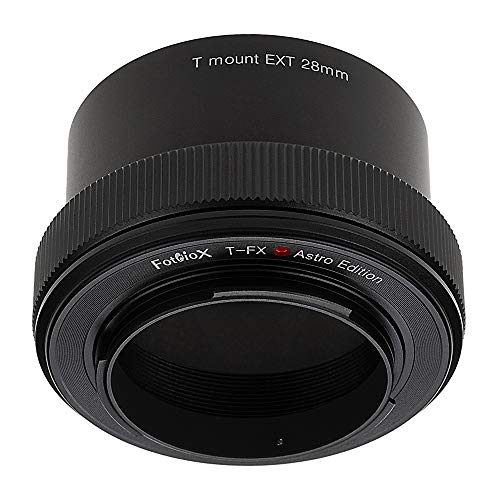 Fotodiox Lens Adapter Astro Edition - Compatible with T-Mount (T/T-2) Screw Mount Telescopes to Fuji X-Series Mount Cameras for Astronomy, T2A-FXRF