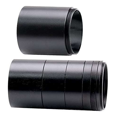 M42 T2 Extension Tube Kit for Telescope, M42x0.75, 7-Piece Extension Tube Set – 1.25" / 7-Piece