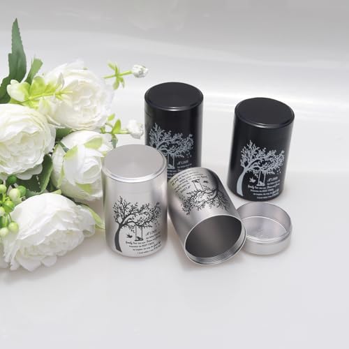 3 Inches Small Urns for Human Ashes Set of 8 Mini Urns for Sharing Small Keepsake Urns Memorial Ashes Holder-Family Tree Set of 8-bird tree