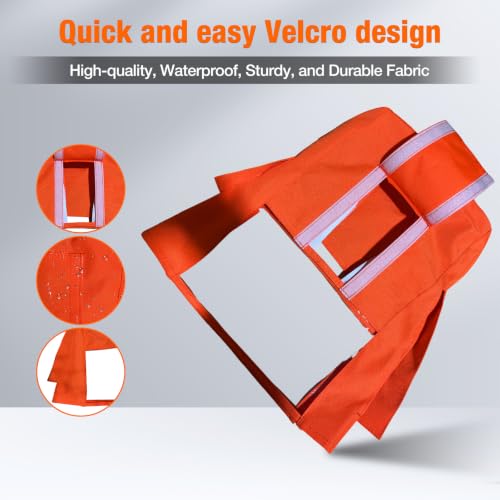 Mountlaser 2-pack total station all-weather covers, waterproof durable tool bags with quick slip-on design