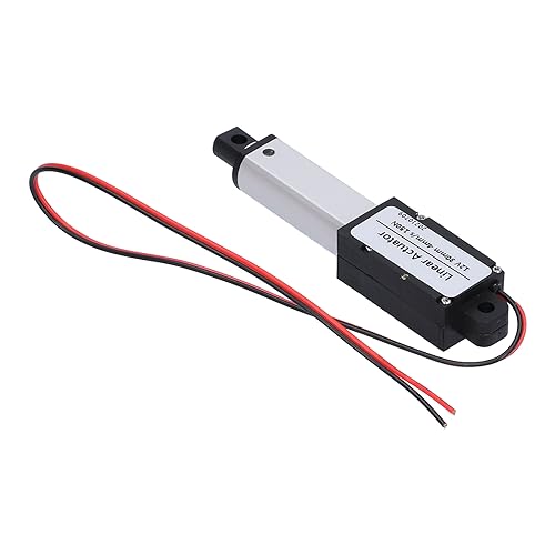 Mini Electric Linear Actuator, 12V 30mm Stroke Micro Linear Actuator Waterproof Mini Motion Actuator, 4mm/s, 150N, Micro Linear Actuator for DIY Robot, Cabinet, Window Opener