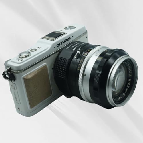 PHOLSY Lens Mount Adapter Compatible with Nikon F Lens and MFT M4/3 Camera Nikon F / AI to M4/3