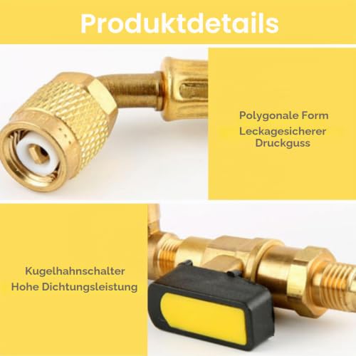 Jadeshay Pressure Gauge, Air Conditioning Cold Nitrogen Pressure Tester Pressure Use for Air Conditioners Cold Nitrogen Pressure