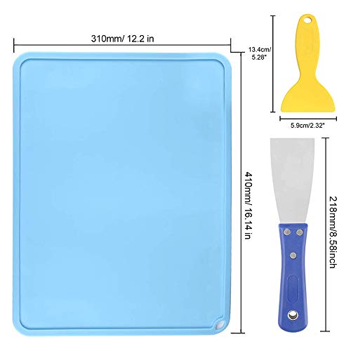 Resin 3D Printer Tool Kit Clean Basic Tools With Plier, File, Tweezer, Trimmer Pen, Resin Filter, Scraper, Plastic Remove Tool, Silicone Mat For SLA DLP LCD 3D Printer Accessories A