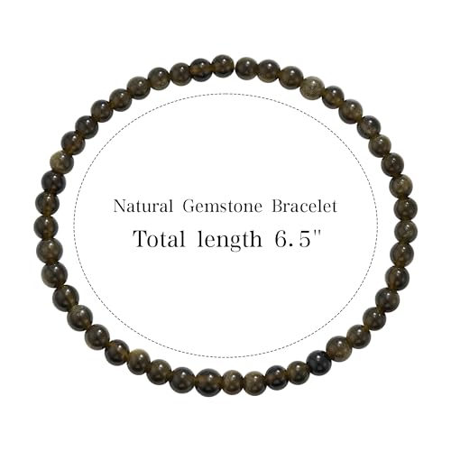 Natural Healing Crystal Bracelet for Women Black Tourmaline