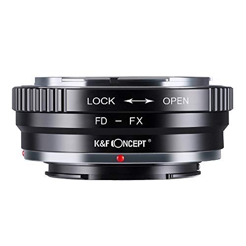 K&F Concept Lens Mount Adapter Canon FD Lens to Fujifilm FX Mount Mirrorless Camera Adapter