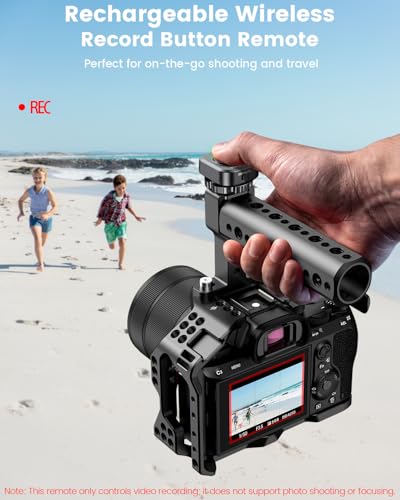 Rechargeable Wireless Camera Remote Control for Video Recording