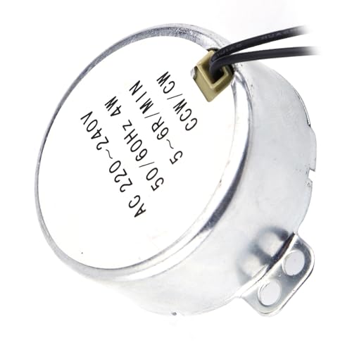 Synchronous Motor 50TYC 220-240V AC Synchronous Motor Electric Rotary Motor Gear Motor Electric Motor 4W 50/60Hz CW/CCW (5-6rpm) 5-6 rpm
