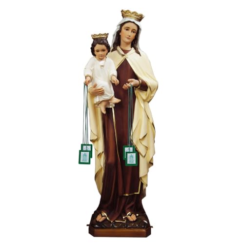 Scapulars Catholic, 3-Pack Green Scapular of Immaculate Heart of Mary, Escapularios Catolicos, Religious Gift for Women, Includes Blessed Saint Benedict Prayer Card 3 Pack