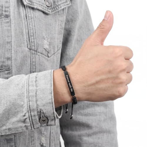 4 Pack Adjustable Braided Ashes Bracelet for Men Women