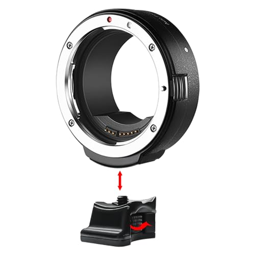 Lens Mount Adapter EF-EOS R Auto-Focus Lens Converter Compatible with Canon EF/EF-S Lens for Canon R Mount Camera EOS R, RP, R3, R5, R6, R6II, R7, R8, R10, R50, R100 EF-EOSR