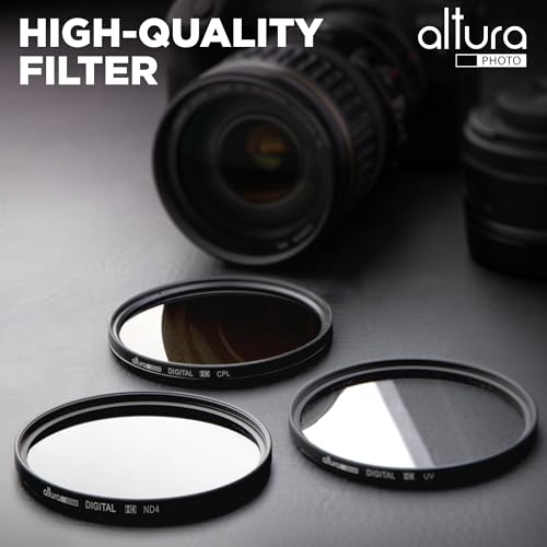 Altura Photo 67mm Camera Lens Filter Kit, UV, Polarizing & ND with Case