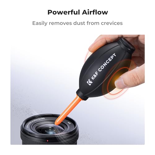 K&F CONCEPT Silicone Air Blower with Long Nozzle,Individually Packaged