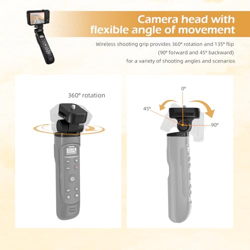 for Sony Tripod Wireless Shooting Grip with Shutter Release Black for Sony