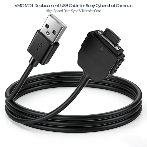 VMC-MD1 USB Data Cable,Compatible with Sony Cyber-Shot DSC W T H P N Camera