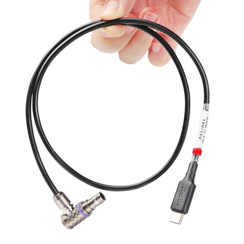 USB-C PD 45W to 2-Pin Right-Angle Power Cable, 24 in Type C PD to Right Angle