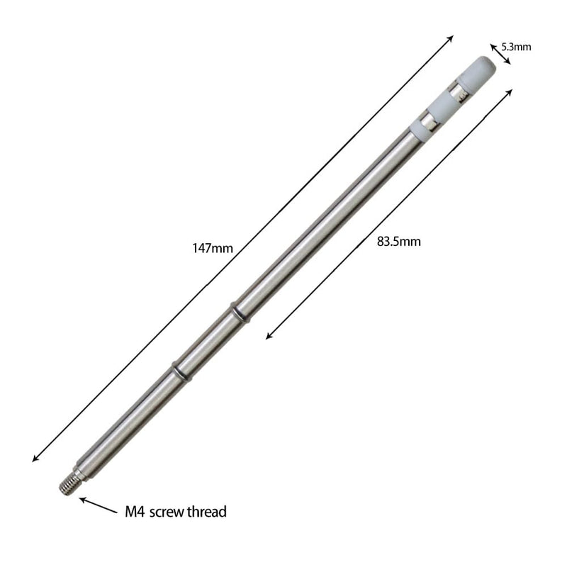 [Australia - AusPower] - Quicko Heat Set Insert Tool M2 M3 M4 M5 M6 M8 Hot Melt Brass Knurled Nut Embedded Insertion Tip Adapter Kit 3D Printed Parts Install for T12 Soldering Iron 