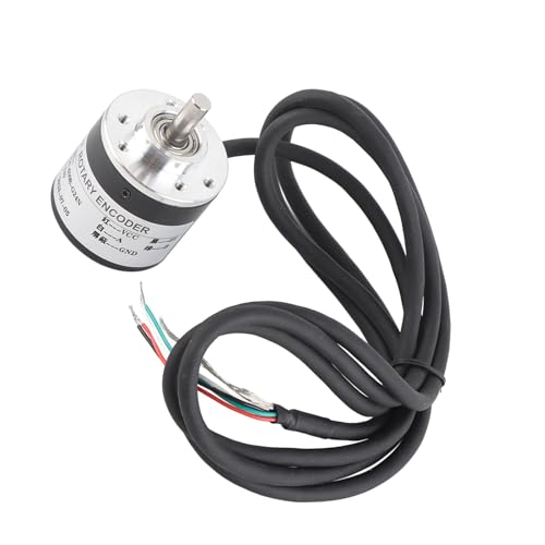 Optical Absolute Encoder Sensor 10 x 8 x 7 600p R Magnetoelectric Incremental Encoder 5V 24V AB 2 Phase Wave 6 mm Delivers Optical Encoder Disc